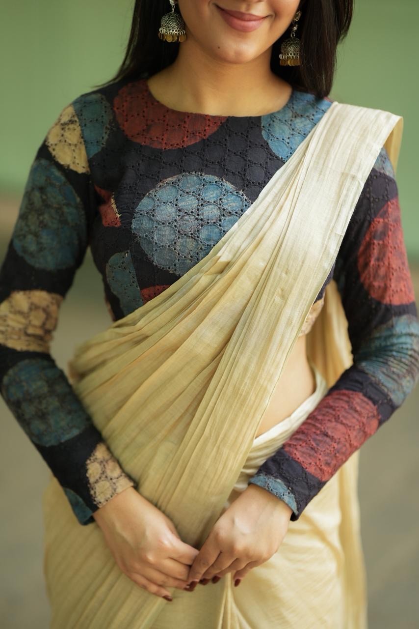 Multi Color Best Seller Long Sleeve Blouse