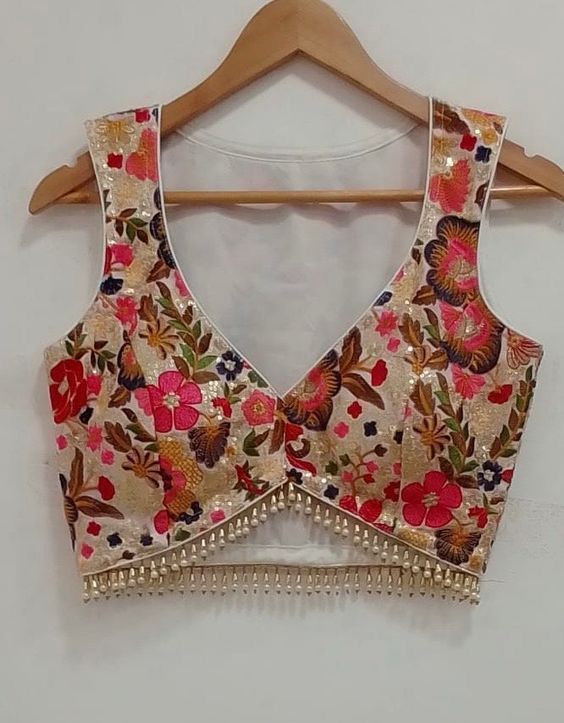 Beautiful Floral Print Latakan Blouse